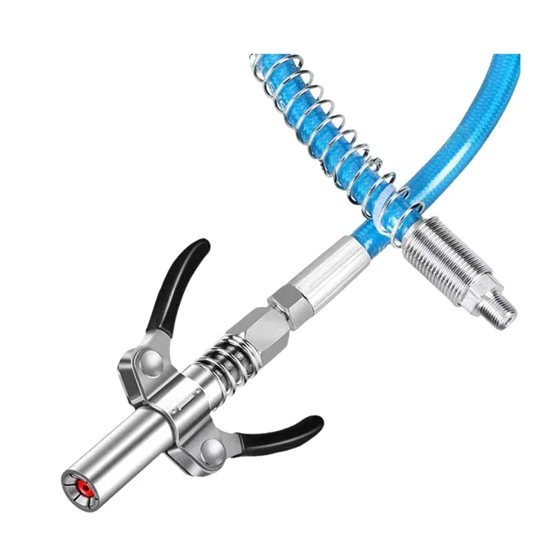 Grease Nipple Coupler High-Pressure Not Leak Metal Grip Style Locking Clamp Type Quick Release Coupler With 30Cm Hose
Grease Nipple Coupler High-Pressure Not Leak Metal Grip Style Locking Clamp Type Quick Release Coupler With 30Cm Hose