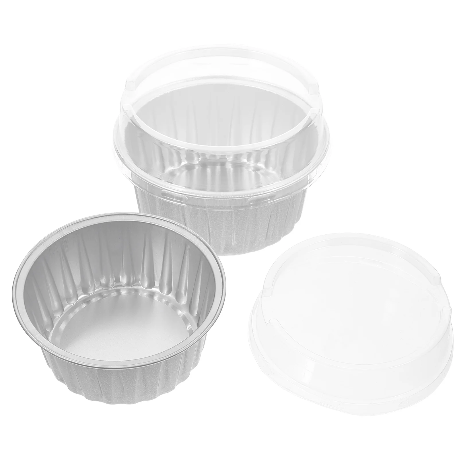 Ice Cream Aluminum Foil Cups Silver PP Dessert Containers Eco Friendly Compact Home Kitchen Small Cake Boxes Pudding Cups Food
Ice Cream Aluminum Foil Cups Silver PP Dessert Containers Eco Friendly Compact Home Kitchen Small Cake Boxes Pudding Cups Food