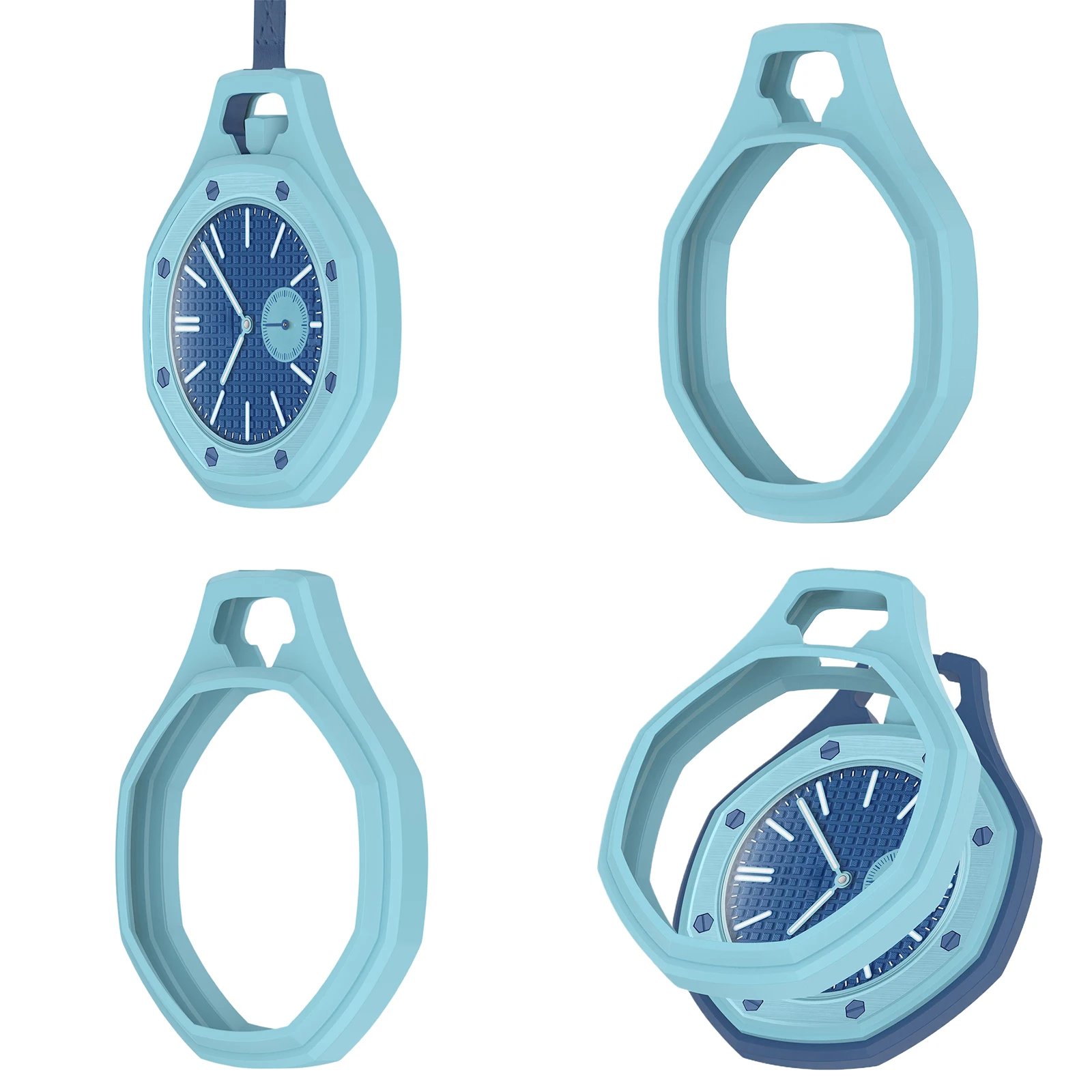 Silicone Case For Swatch Royal Pop Modification Refit Frame Cover Flexible Cover Protective Frame Shell for Royal Pop Watches
Silicone Case For Swatch Royal Pop Modification Refit Frame Cover Flexible Cover Protective Frame Shell for Royal Pop Watches