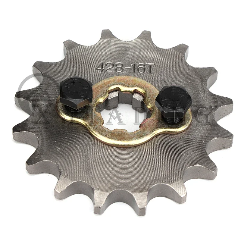 Front Engine 428# 17mm 20mm 10T-19T Sprocket For KAYO BSE SSR SDG Dirt Pit Bike ATV Quad Go Kart Moped Buggy Scooter Motorcycle
Front Engine 428# 17mm 20mm 10T-19T Sprocket For KAYO BSE SSR SDG Dirt Pit Bike ATV Quad Go Kart Moped Buggy Scooter Motorcycle
