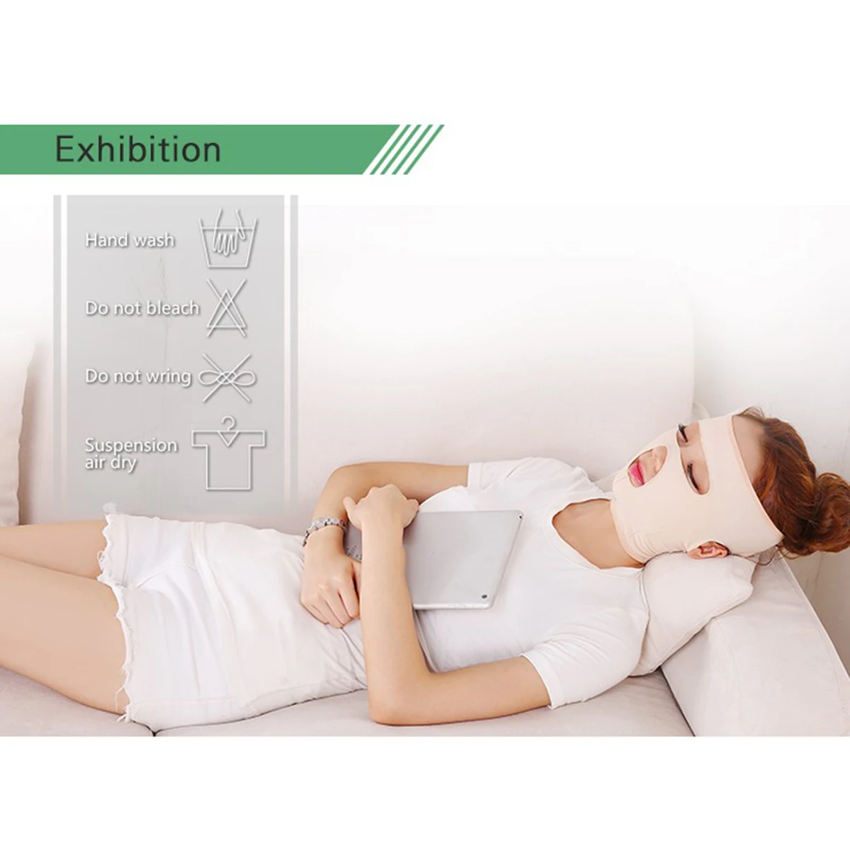 Elastic Lift Mask Slimming Facial Mask for Double Chin Tightening Beauty Face Slimmer Breathable Fabric Face Slimming Belt
Elastic Lift Mask Slimming Facial Mask for Double Chin Tightening Beauty Face Slimmer Breathable Fabric Face Slimming Belt