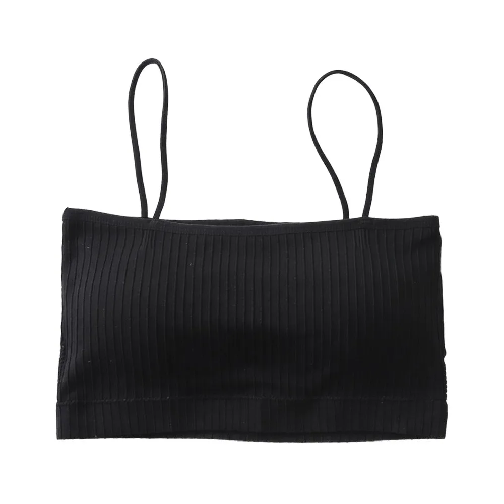 Fashion Cotton Women Tank Top Removable Pads Breathable Tube Top Bra Slim Fit Comfort Sleeveless Strap Top Intimates
Fashion Cotton Women Tank Top Removable Pads Breathable Tube Top Bra Slim Fit Comfort Sleeveless Strap Top Intimates