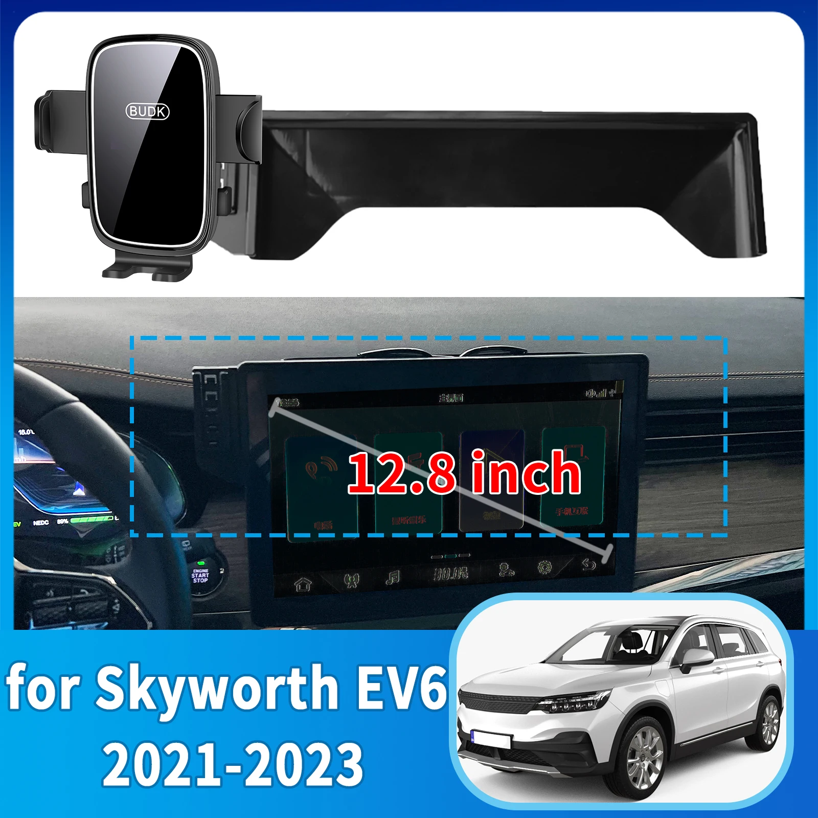 fit for Skyworth EV6 2021 2022 2023 Phone Holder, Dashboard Screen Mount Bracket Easy Installation Car accessoires
fit for Skyworth EV6 2021 2022 2023 Phone Holder, Dashboard Screen Mount Bracket Easy Installation Car accessoires