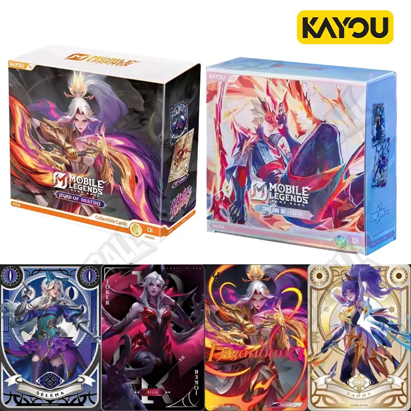 Kayou Mobile Legends: Bang Bang - Hand of Destiny CollectibleCards English Version Rare Game Trading Card Booster Box Toys Gifts
Kayou Mobile Legends: Bang Bang - Hand of Destiny CollectibleCards English Version Rare Game Trading Card Booster Box Toys Gifts