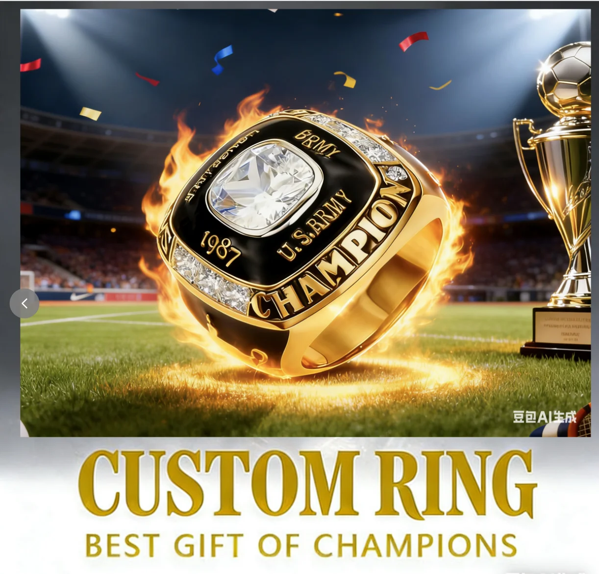 Customized basketball and football championship rings, personalized design logos and names, championship prizes
Customized basketball and football championship rings, personalized design logos and names, championship prizes