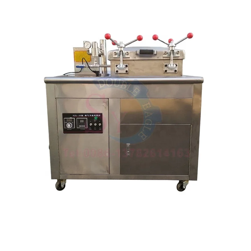 Large Capacity Gas Fried Chicken Oven Stove Commercial Electric Constant Temperature Steamed Fragrant Duck Pressure Fryer Pot
Large Capacity Gas Fried Chicken Oven Stove Commercial Electric Constant Temperature Steamed Fragrant Duck Pressure Fryer Pot