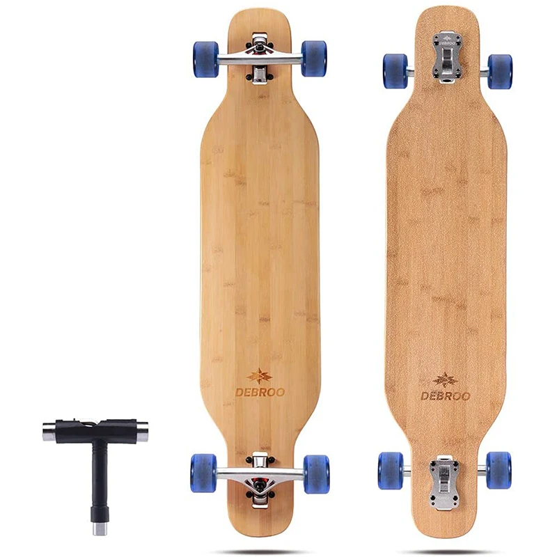 Complete Cruiser Longboard Skateboard Wear Deck Bamboo Canadian Maple for Freestyle
Complete Cruiser Longboard Skateboard Wear Deck Bamboo Canadian Maple for Freestyle