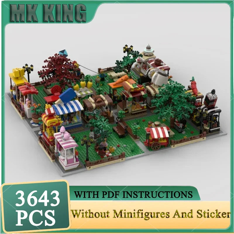 Moc Building Block Modular Market Model Technology Brick DIY Assembly City Street View Build Toy Holiday Construction Gift
Moc Building Block Modular Market Model Technology Brick DIY Assembly City Street View Build Toy Holiday Construction Gift