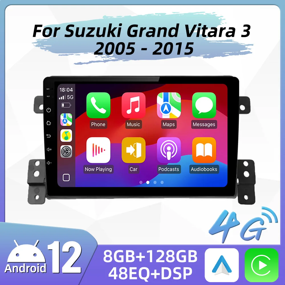 Car Multimedia Player For Suzuki Grand Vitara 2005 - 2015 Car Radio Android Carplay Auto GPS Navigation Touch Stereo 2 Din FM
Car Multimedia Player For Suzuki Grand Vitara 2005 - 2015 Car Radio Android Carplay Auto GPS Navigation Touch Stereo 2 Din FM