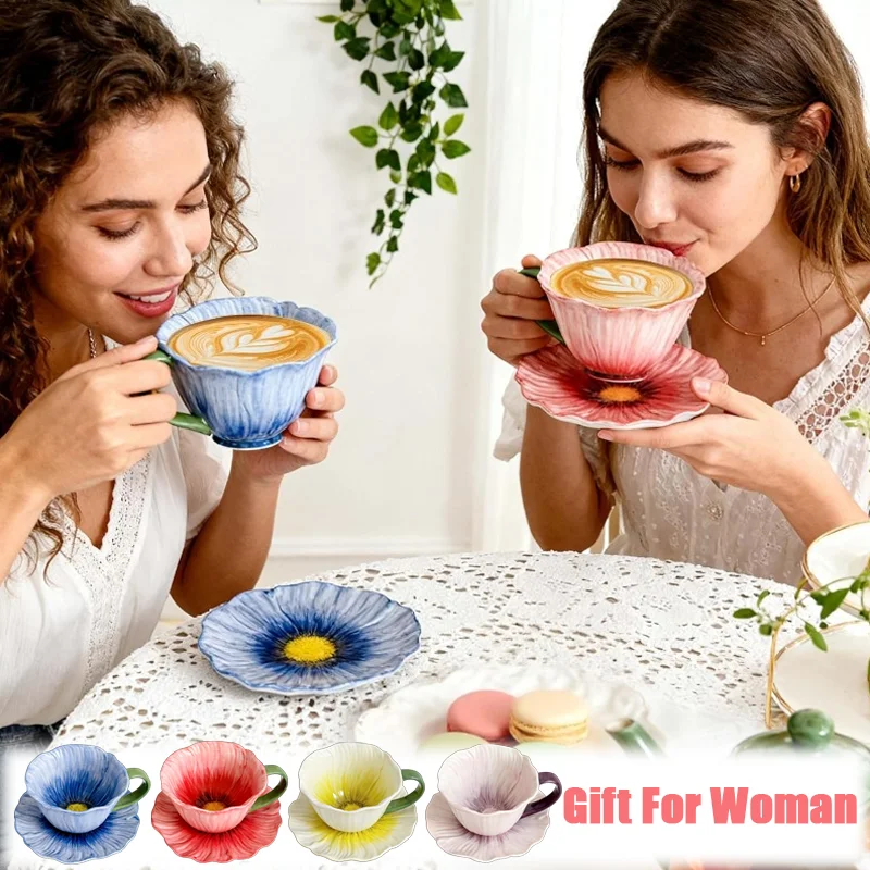 Изысканный керамический набор: кружка с блюдцем и цветочным узором, уникальный дизайн, для послеобеденного чая и кофе, украшение, идеальный подарок на новоселье
Изысканный керамический набор: кружка с блюдцем и цветочным узором, уникальный дизайн, для послеобеденного чая и кофе, украшение, идеальный подарок на новоселье