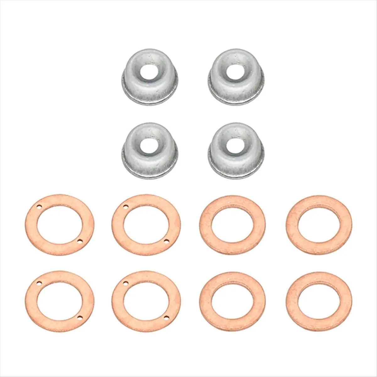 #28W Injector Seal Kit ,Injector Seal Kit Injector Gasket 19077-53650 for Kubota D1105 V2203 (Metal)
#28W Injector Seal Kit ,Injector Seal Kit Injector Gasket 19077-53650 for Kubota D1105 V2203 (Metal)