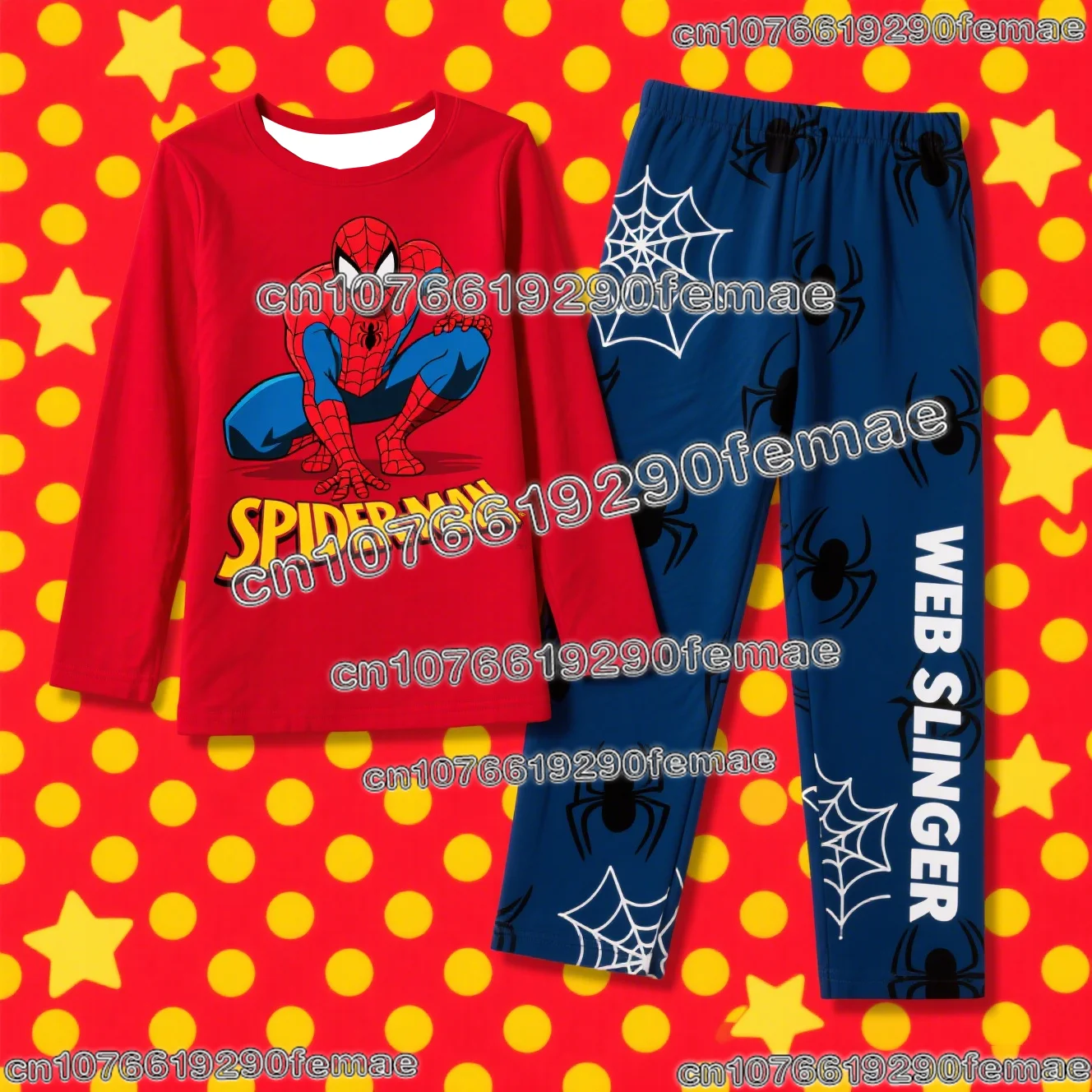 New Spider-Man Pajama Set Cartoon Oversized Family Matching Outfit Long Sleeve Top Pants Comfortable Sleepwear for Adults Kids
New Spider-Man Pajama Set Cartoon Oversized Family Matching Outfit Long Sleeve Top Pants Comfortable Sleepwear for Adults Kids