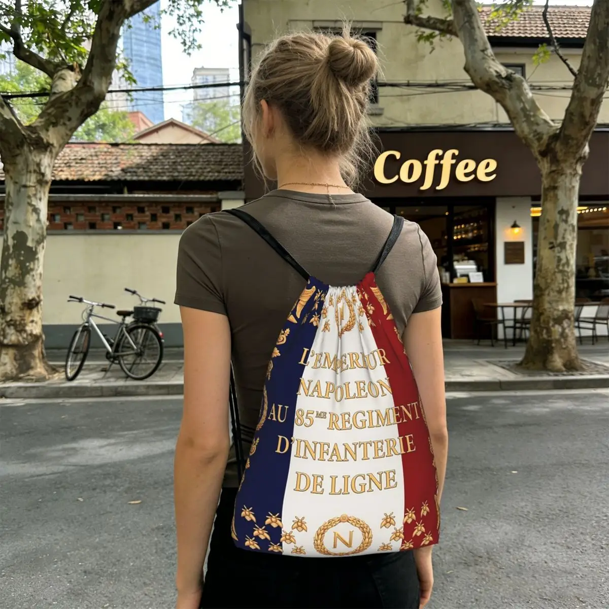 Napoleonic French 85th Regimental Flag Backpacks Casual Drawstring Bags Sports Bag Book Bags for Man Woman Students
Napoleonic French 85th Regimental Flag Backpacks Casual Drawstring Bags Sports Bag Book Bags for Man Woman Students