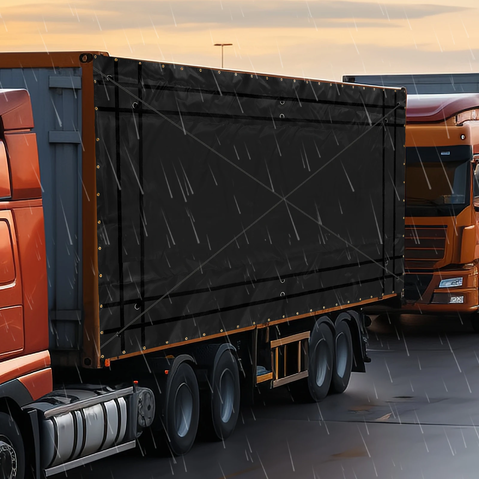 Черный грузовой брезент 87,6*159,6 дюйма с 4 регулируемами, водонепроницаемая ткань для грузовика с крючком, сумка для хранения на ремне
Черный грузовой брезент 87,6*159,6 дюйма с 4 регулируемами, водонепроницаемая ткань для грузовика с крючком, сумка для хранения на ремне