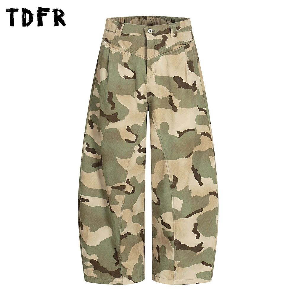 Retro Camouflage Cargo Pants Mens Spliced Autumn Safari Style Baggy Wide Leg Banana Trousers Man
Retro Camouflage Cargo Pants Mens Spliced Autumn Safari Style Baggy Wide Leg Banana Trousers Man