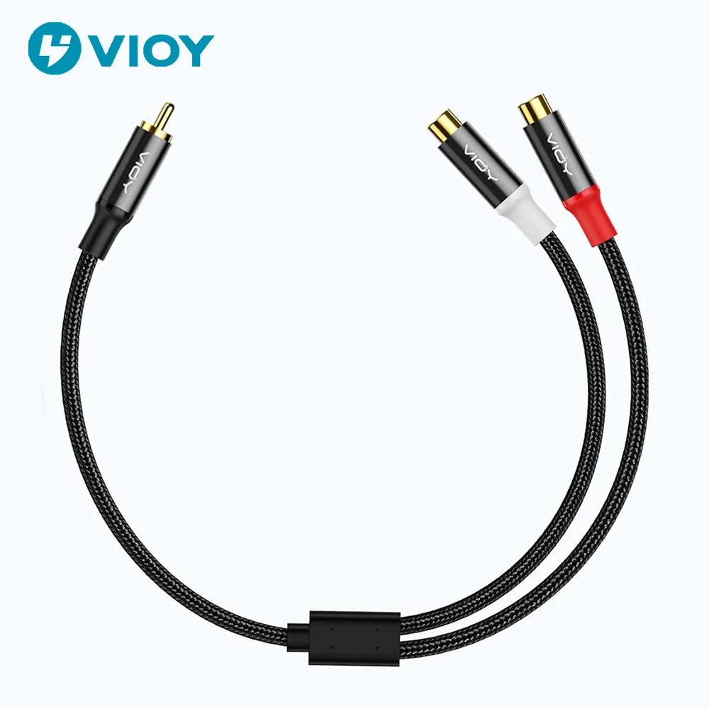 VIOY RCA Splitter Cable RCA Male To 2RCA Female Stereo Audio Extension Cord for Subwoofer DVD HDTV Amplifier Home Theater System
VIOY RCA Splitter Cable RCA Male To 2RCA Female Stereo Audio Extension Cord for Subwoofer DVD HDTV Amplifier Home Theater System