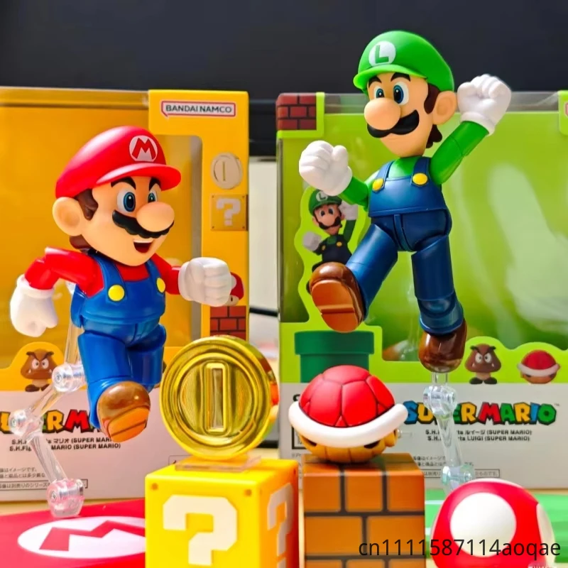 Bandai Genuine Shf Super Mario Luigi Joint Movable Humanoid Doll Cartoon Toy Desktop Ornament Festival Gift Accessory Kit
Bandai Genuine Shf Super Mario Luigi Joint Movable Humanoid Doll Cartoon Toy Desktop Ornament Festival Gift Accessory Kit
