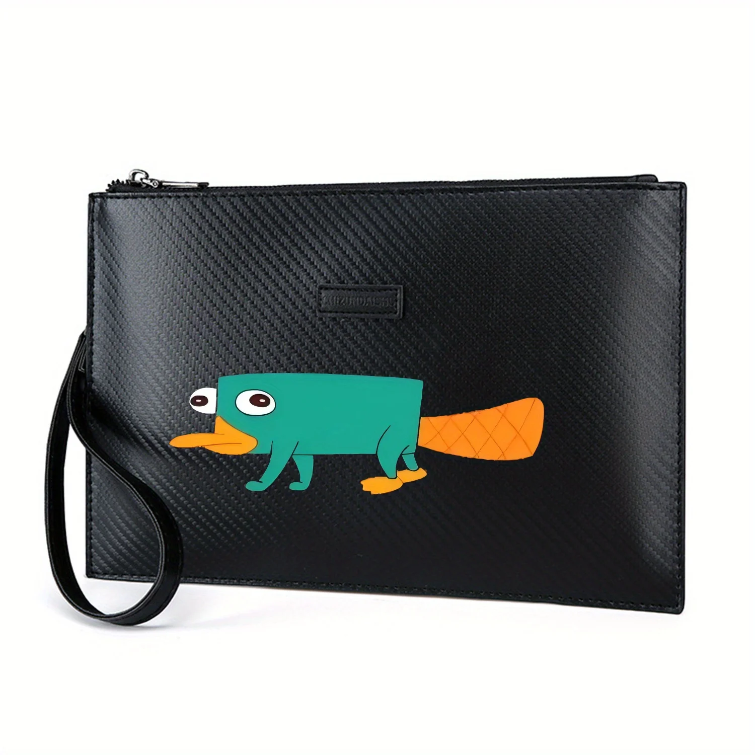 Teal blocky platypus cartoon design Elegant Printed PU Men's Handbag Fashionable and Practical for Everyday Carry
Teal blocky platypus cartoon design Elegant Printed PU Men's Handbag Fashionable and Practical for Everyday Carry