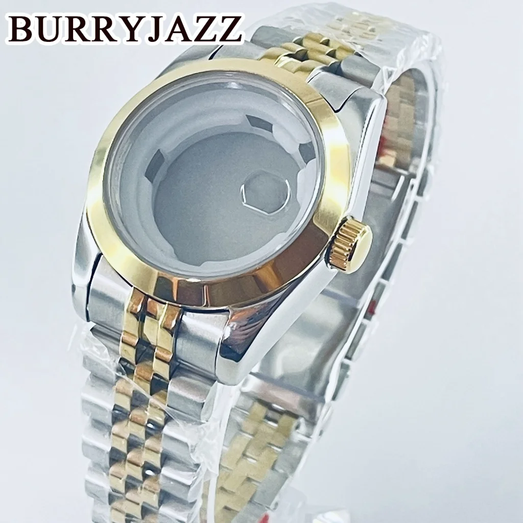 BURRYJAZZ 31mm NH05 NH06 Watch Case Silver Gold Stainless Steel Case With Sapphire Crysta Waterproof
BURRYJAZZ 31mm NH05 NH06 Watch Case Silver Gold Stainless Steel Case With Sapphire Crysta Waterproof