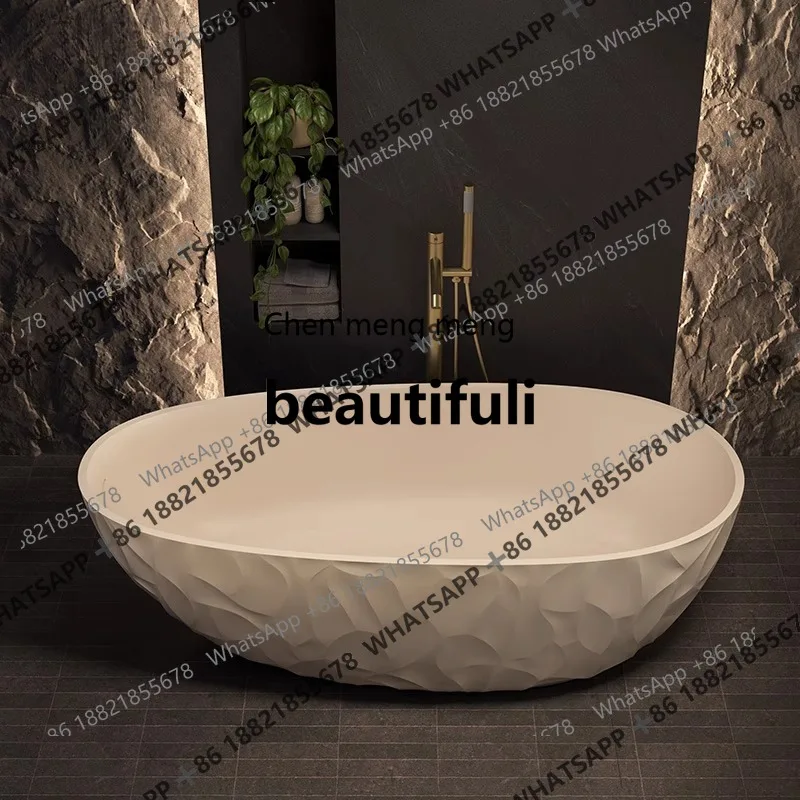 Artificial stone bathtub home hotel villa B&B integrated freestanding bathtub
Artificial stone bathtub home hotel villa B&B integrated freestanding bathtub