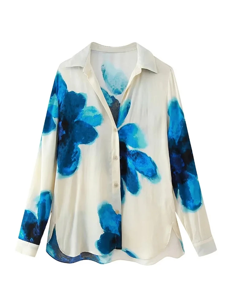 Summer Casual Pajamas Style Women's Single Breasted Tops With Drawstring Pants Chic Lady Fashion Flower Blue Tie-Dye Print Suits
Summer Casual Pajamas Style Women's Single Breasted Tops With Drawstring Pants Chic Lady Fashion Flower Blue Tie-Dye Print Suits