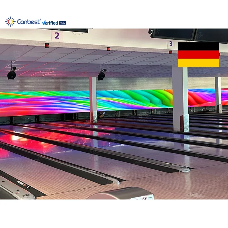 P2.5 47360X14400mm 155.38X4.72ft Large Size Wall Mounted Indoor LED Video Wall Display for Germany Bowling Alley
P2.5 47360X14400mm 155.38X4.72ft Large Size Wall Mounted Indoor LED Video Wall Display for Germany Bowling Alley