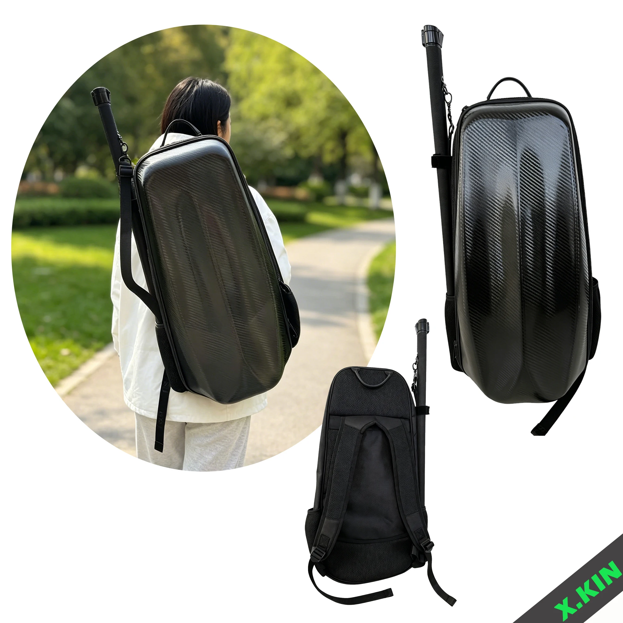 4/4 Violin Case Carbon Fiber Pc, Anti-Pressure Hard Shell, Detachable Bow Case, Dual Backpack Straps
4/4 Violin Case Carbon Fiber Pc, Anti-Pressure Hard Shell, Detachable Bow Case, Dual Backpack Straps