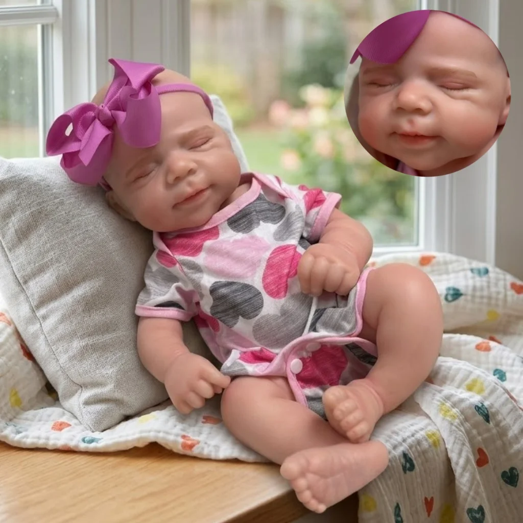 OtardDolls 18-inch Sleeping Pascale Reborn Doll Realistic Painted Silicone Girl Bebe Handmade Waterproof Toy Gift for Children
OtardDolls 18-inch Sleeping Pascale Reborn Doll Realistic Painted Silicone Girl Bebe Handmade Waterproof Toy Gift for Children