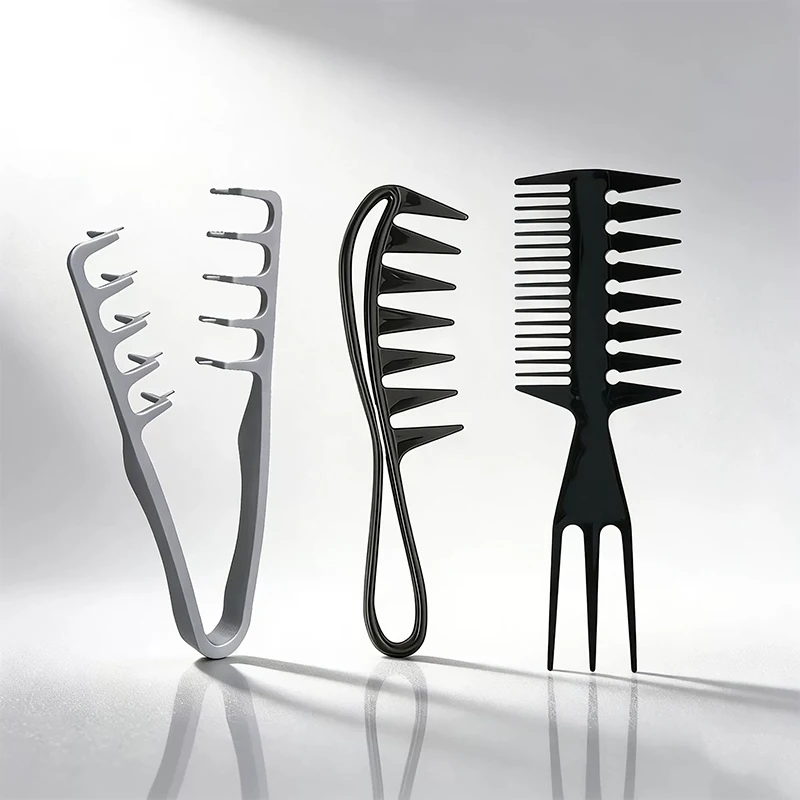 2/3Pcs Wide-Tooth Hair Styling Comb Volumizing Fluffy Texture Curling Tool Hairdressing Accessory For All Hair Types
2/3Pcs Wide-Tooth Hair Styling Comb Volumizing Fluffy Texture Curling Tool Hairdressing Accessory For All Hair Types