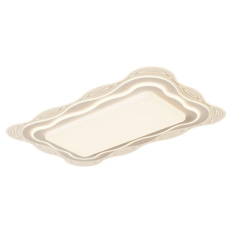 Cream wind rectangular living room light, full light LED ceiling light 
Cream wind rectangular living room light, full light LED ceiling light