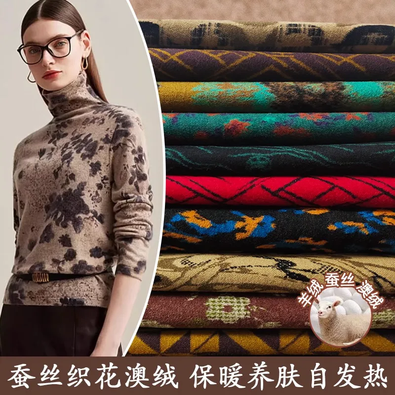 High quality woven aussie flannelette fabric double sided silk plush fleece warm self-heating women's undercoat
High quality woven aussie flannelette fabric double sided silk plush fleece warm self-heating women's undercoat