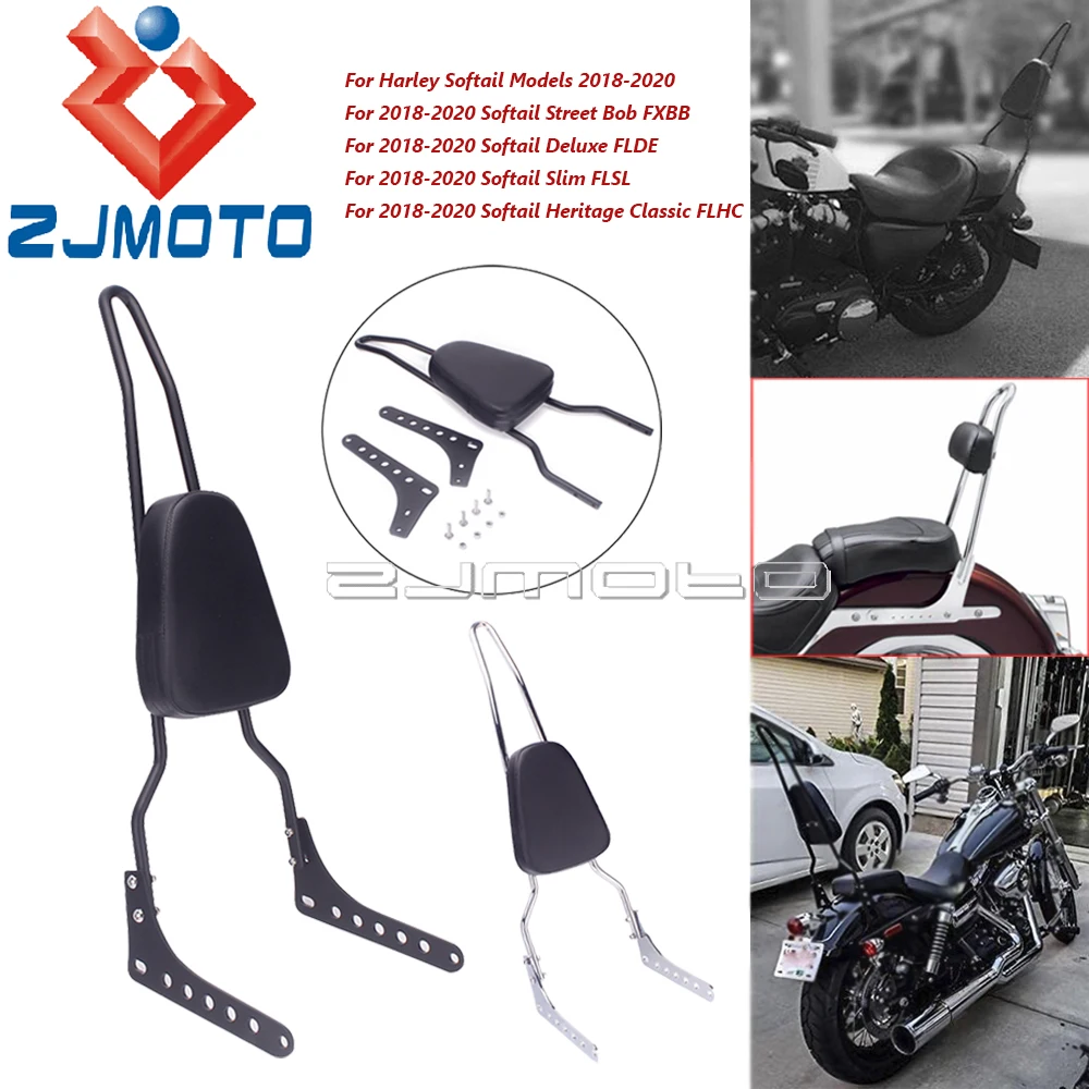For Harley Softail 2018-2020 FXBB FLSL FLHC FLDE Detachable Motorcycle Sissy Bar Backrest Metal Rear Passenger Back Rest W/ Pad
For Harley Softail 2018-2020 FXBB FLSL FLHC FLDE Detachable Motorcycle Sissy Bar Backrest Metal Rear Passenger Back Rest W/ Pad