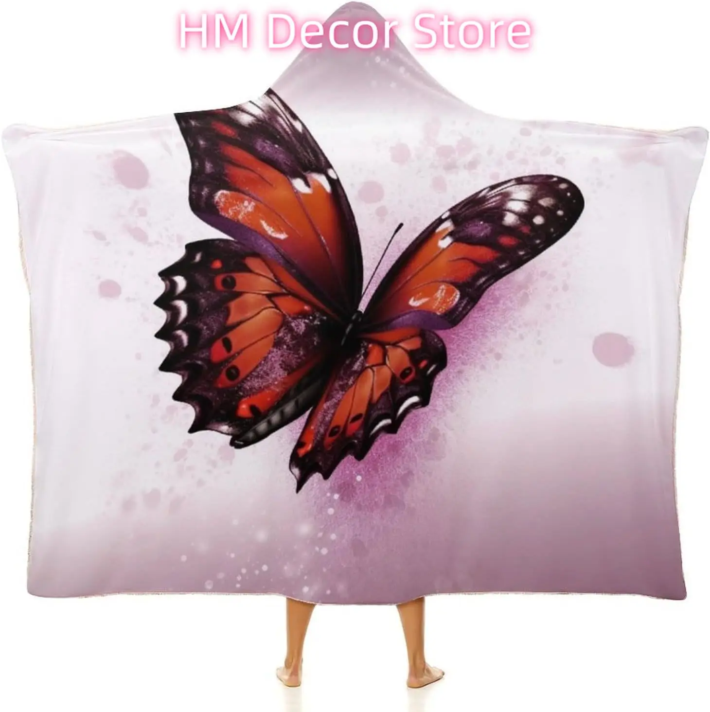 Носимое одеяло с капюшоном «Бабочка», ультрамягкий арктический бархатный плащ-накидка унисекс — уютное носимое одеяло
Носимое одеяло с капюшоном «Бабочка», ультрамягкий арктический бархатный плащ-накидка унисекс — уютное носимое одеяло