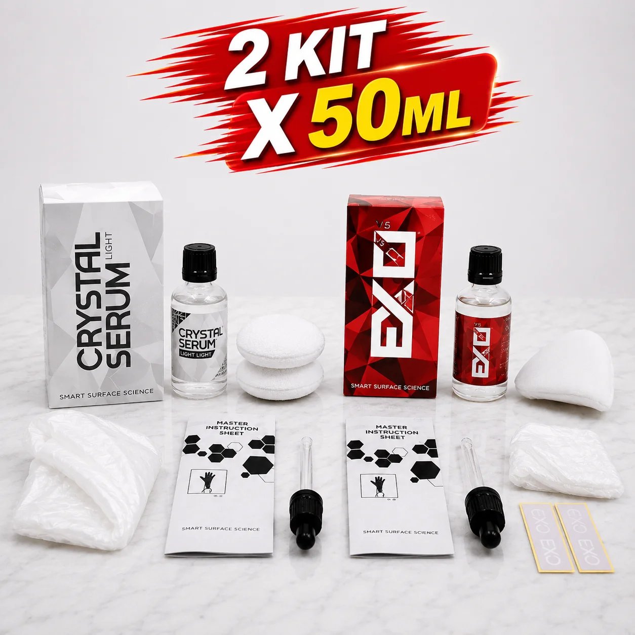 Crystal Serum Light Ceramic Coating for Car Protect Car Paintwork High Shine Easy To Apply 5 Years Durability
Crystal Serum Light Ceramic Coating for Car Protect Car Paintwork High Shine Easy To Apply 5 Years Durability