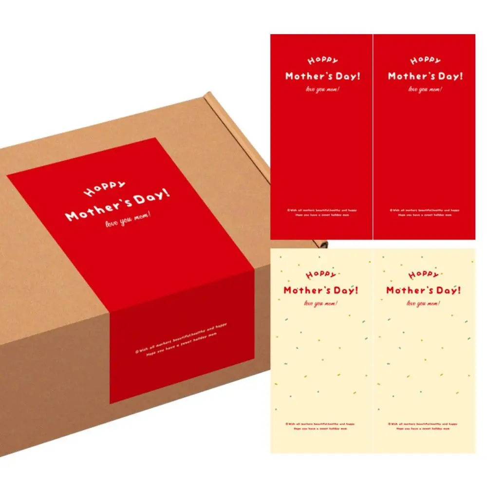 50PCS Red Yellow Happy Mother's Day Stickers Paper Self Adhesive Wrapping Sealing Label Packing Ornament Rectangle
50PCS Red Yellow Happy Mother's Day Stickers Paper Self Adhesive Wrapping Sealing Label Packing Ornament Rectangle