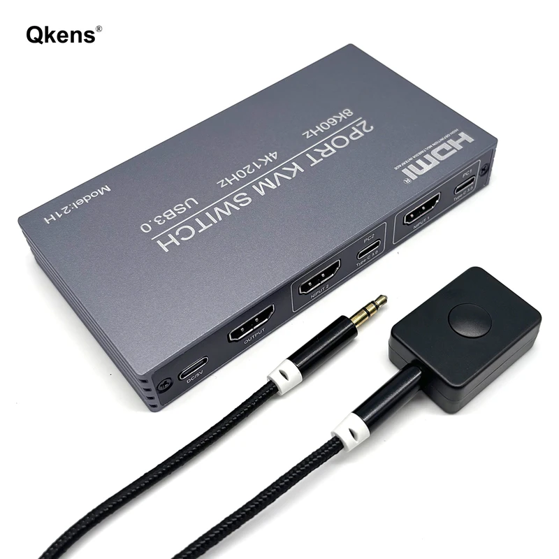 8K 60Hz HDMI 2.1 KVM Switch with 4 Port USB 3.0 4K 120Hz 1080p 240Hz HDMI KVM Switcher 2 Laptop PC Share Mouse Keyboard Monitor
8K 60Hz HDMI 2.1 KVM Switch with 4 Port USB 3.0 4K 120Hz 1080p 240Hz HDMI KVM Switcher 2 Laptop PC Share Mouse Keyboard Monitor