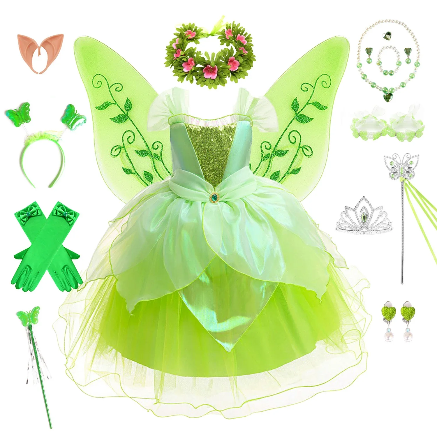 HXCMall зеленый колокольчик для маленьких девочек, карнавальное платье на Хэллоуин, праздник, Пасхальное платье
HXCMall зеленый колокольчик для маленьких девочек, карнавальное платье на Хэллоуин, праздник, Пасхальное платье