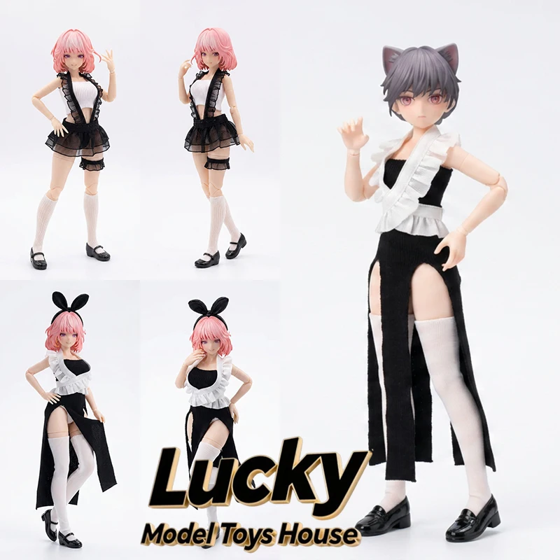 1/12 Mobile Suit Girl White Bustier Flora Vest Black Skirt Leg Cover Hollow Leather Shoes For Hauski 6" Alieen PA010 Female Body
1/12 Mobile Suit Girl White Bustier Flora Vest Black Skirt Leg Cover Hollow Leather Shoes For Hauski 6" Alieen PA010 Female Body
