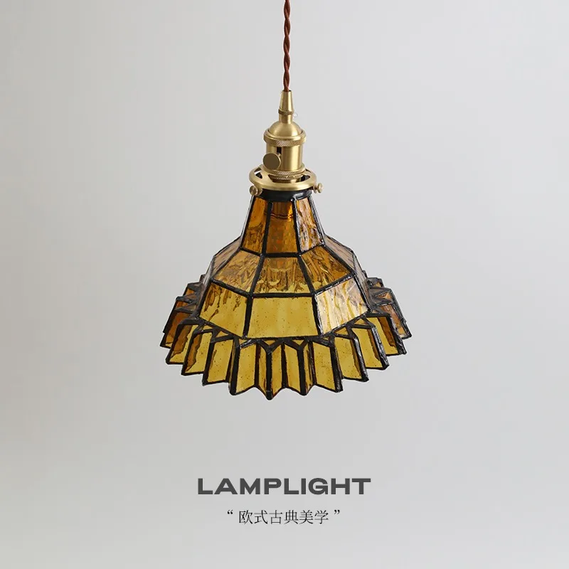 American Style Medieval LED Pendant Light Glass Lampshade Living Room Bedroom Restaurant Bar Counter Vintage Indoor Hanging Lamp
American Style Medieval LED Pendant Light Glass Lampshade Living Room Bedroom Restaurant Bar Counter Vintage Indoor Hanging Lamp