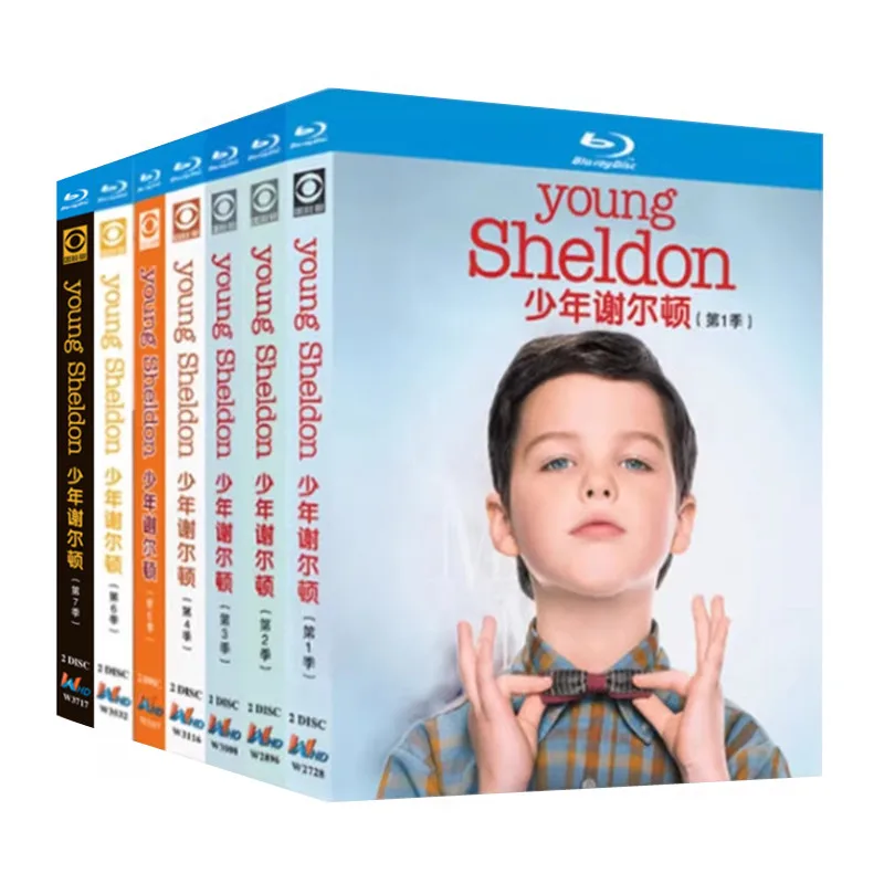Blu-ray Ultra HD TV Series Young Sheldon Seasons 1–7 Box Set with English and Traditional Chinese Subtitles
Blu-ray Ultra HD TV Series Young Sheldon Seasons 1–7 Box Set with English and Traditional Chinese Subtitles