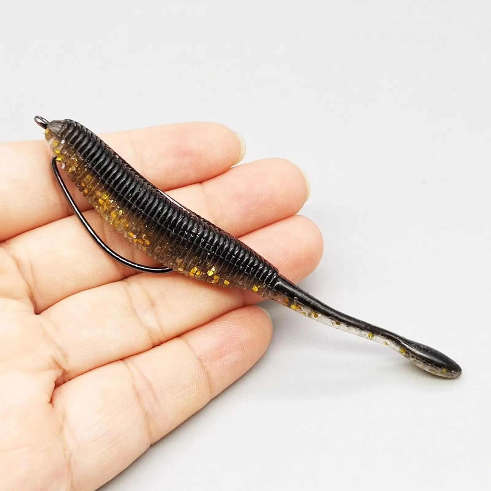 PVC Soft Lure Worms 8 Pack Wiggle Worm Fishing Supplies Equipment for Crappie Trout Bass Saltwater Freshwater Fishing
PVC Soft Lure Worms 8 Pack Wiggle Worm Fishing Supplies Equipment for Crappie Trout Bass Saltwater Freshwater Fishing