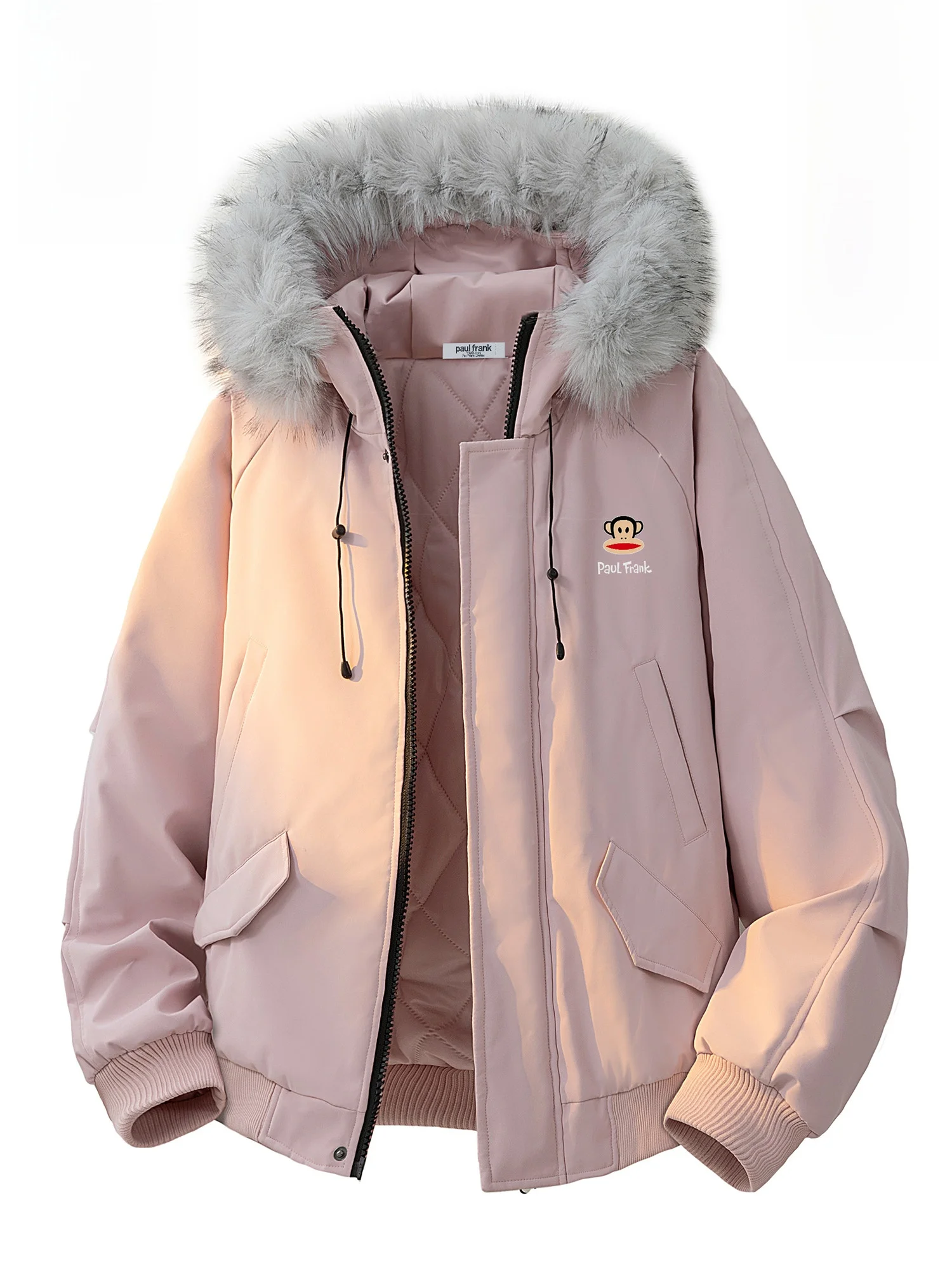 Мужская утепленная куртка Paul Frank с капюшоном и меховым воротником, повседневная теплая зимняя куртка для молодежи, из полиэстера, с длинными рукавами
Мужская утепленная куртка Paul Frank с капюшоном и меховым воротником, повседневная теплая зимняя куртка для молодежи, из полиэстера, с длинными рукавами