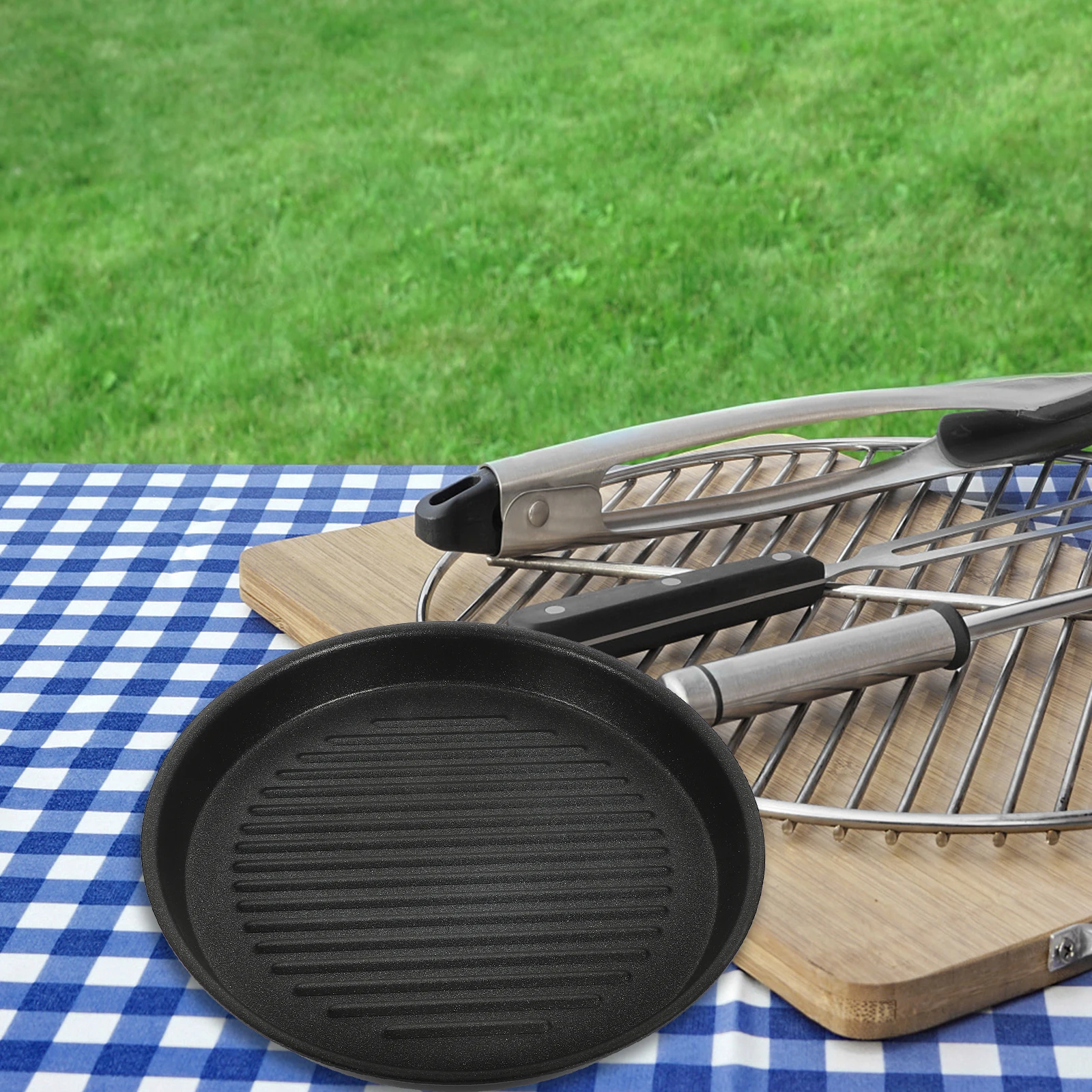 Outdoor Barbecue Tray Aluminum Grill Pan Non-Stick Portable Steak Plate For Camping Home Use Deep Grilled Fish Pan Kitchen
Outdoor Barbecue Tray Aluminum Grill Pan Non-Stick Portable Steak Plate For Camping Home Use Deep Grilled Fish Pan Kitchen