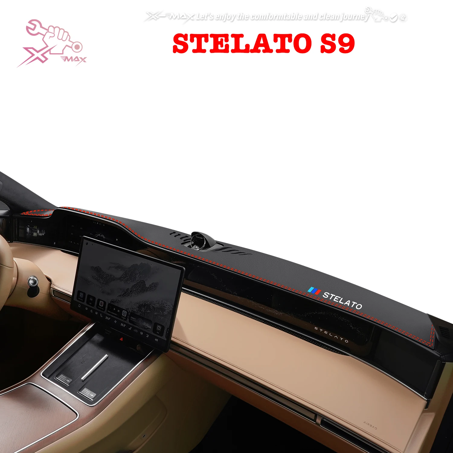 Left-hand Drive Car Dashboard Mat For STELATO S9 2024-2025 Light-Block Pad Center Console Dash Mat Sunshield Mat
Left-hand Drive Car Dashboard Mat For STELATO S9 2024-2025 Light-Block Pad Center Console Dash Mat Sunshield Mat