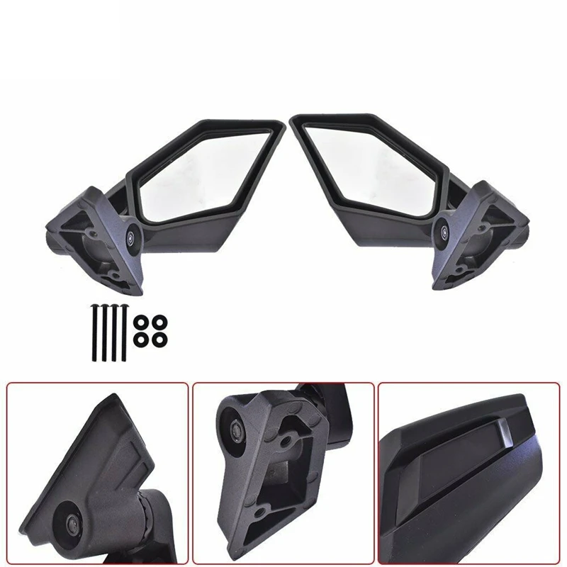 2Pcs UTV Side View Mirrors Rearview Mirror For Can Am Maverick X3 Max Turbo R 2017-2022
2Pcs UTV Side View Mirrors Rearview Mirror For Can Am Maverick X3 Max Turbo R 2017-2022