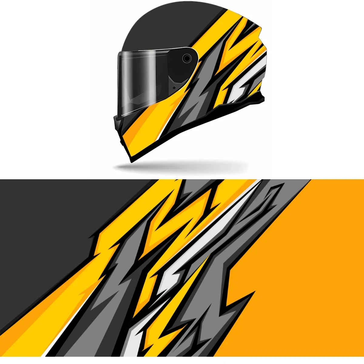 Абстрактная желтая серая наклейка на полный шлем, мотоциклетный шлем, гоночная графическая наклейка, виниловая пленка, декор для шлема, наклейка
Абстрактная желтая серая наклейка на полный шлем, мотоциклетный шлем, гоночная графическая наклейка, виниловая пленка, декор для шлема, наклейка