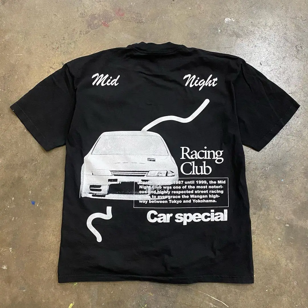 Винтажная футболка с короткими рукавами Racing Cars American Street Hip Hop Racing 2025 года, мужская и женская свободная футболка, тренд
Винтажная футболка с короткими рукавами Racing Cars American Street Hip Hop Racing 2025 года, мужская и женская свободная футболка, тренд