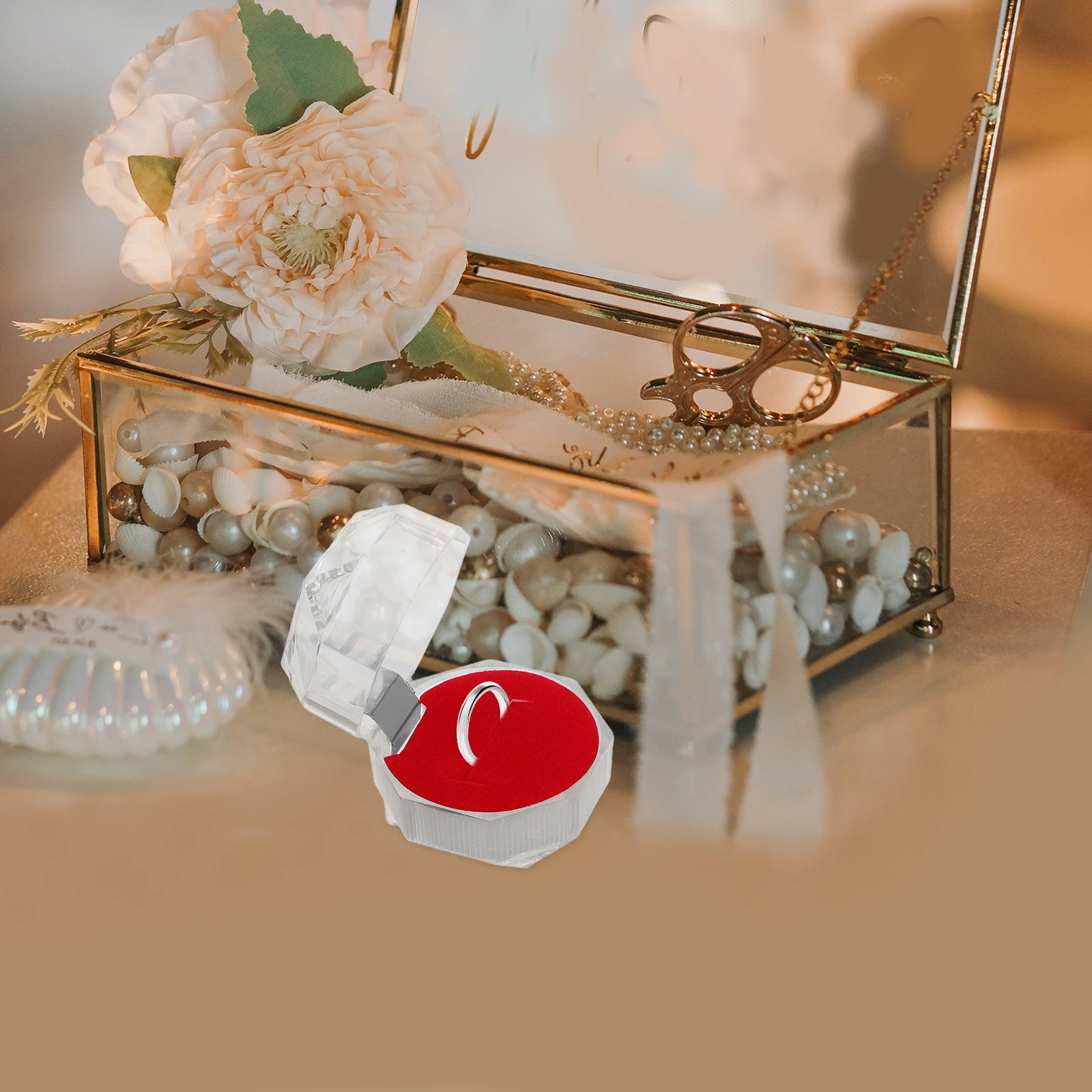 20 Pcs Transparent Crystal Jewelry Box Lid for Wedding Proposal Travel Earring Badge Preserved Flower Packaging Container
20 Pcs Transparent Crystal Jewelry Box Lid for Wedding Proposal Travel Earring Badge Preserved Flower Packaging Container