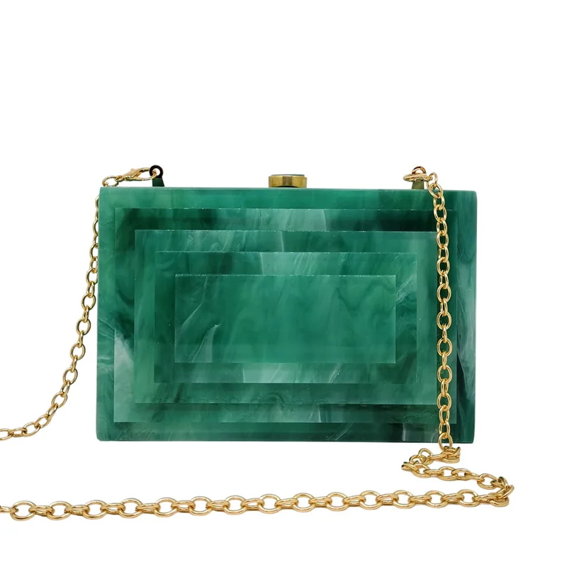 Green Layered Design Acrylic Dinner Trendy Chain Shoulder Crosbody Bag Bolsa Feminina Women Bag Bolso Mujer Purses Handbag Bags
Green Layered Design Acrylic Dinner Trendy Chain Shoulder Crosbody Bag Bolsa Feminina Women Bag Bolso Mujer Purses Handbag Bags