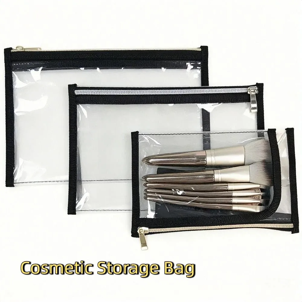 Multi-functional PVC Makeup Brush Bag Transparent Waterproof Cosmetic Storage Bag Multi-layer Design Passport Holder for Home
Multi-functional PVC Makeup Brush Bag Transparent Waterproof Cosmetic Storage Bag Multi-layer Design Passport Holder for Home